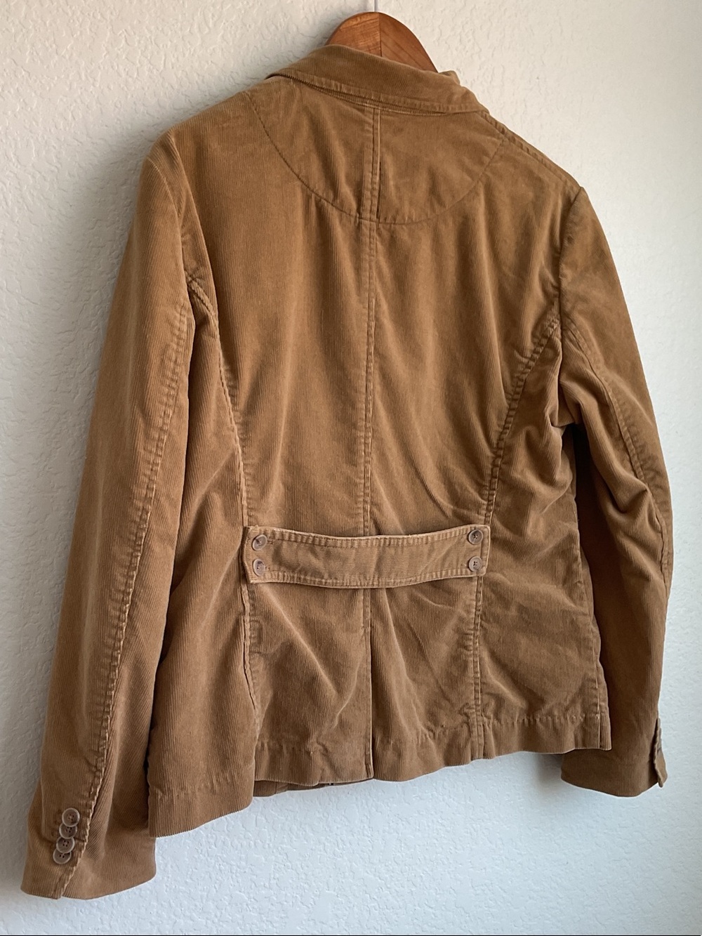 Lands' End Camel Corduroy Blazer Women’s Size 12 | flawed - Picture 4 of 11